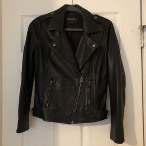 Lucky Brand black leather jacket